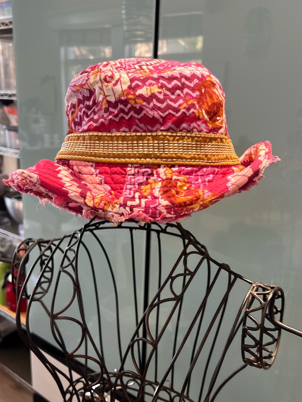 💗 Pistil Designs Cotton Patchwork Sun Bucket Hat